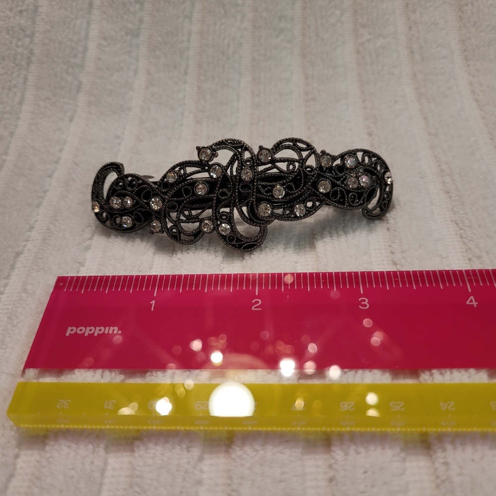 Bundle of 4 Rhinestone Scunci Rhinestone Barrettes NWOT - Picture 7 of 9